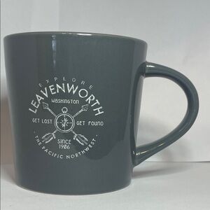 Leavenworth Gray Ceramic Mug